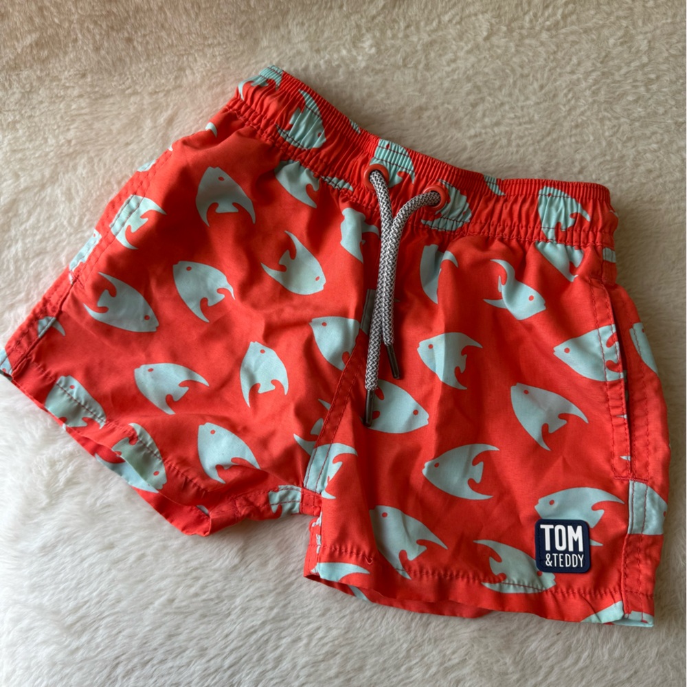 Adorable toddler swim trunks - like new condition